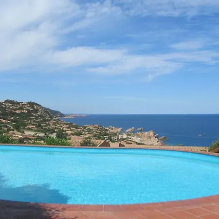 Casa Mira Con Piscina E Bellissima Vista Mare Semesterbostad Costa Paradiso