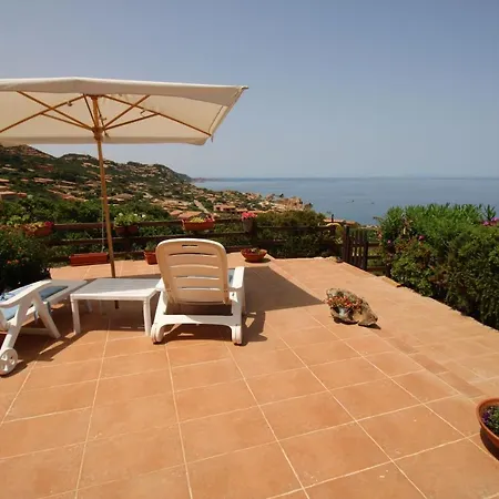 Casa Mira Con Piscina E Bellissima Vista Mare Semesterbostad Costa Paradiso
